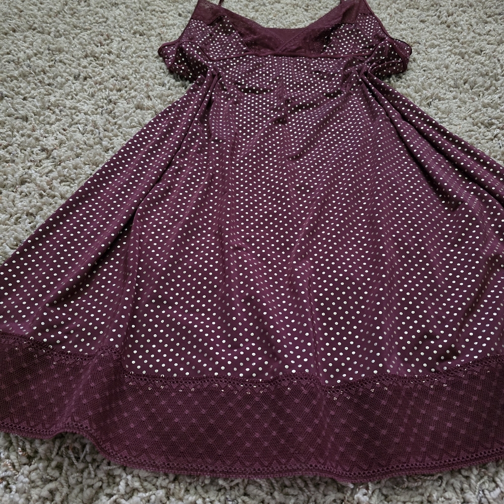 Victoria's Secret Gold Polka Dots Slip Dress - Large - Picture 7 of 10